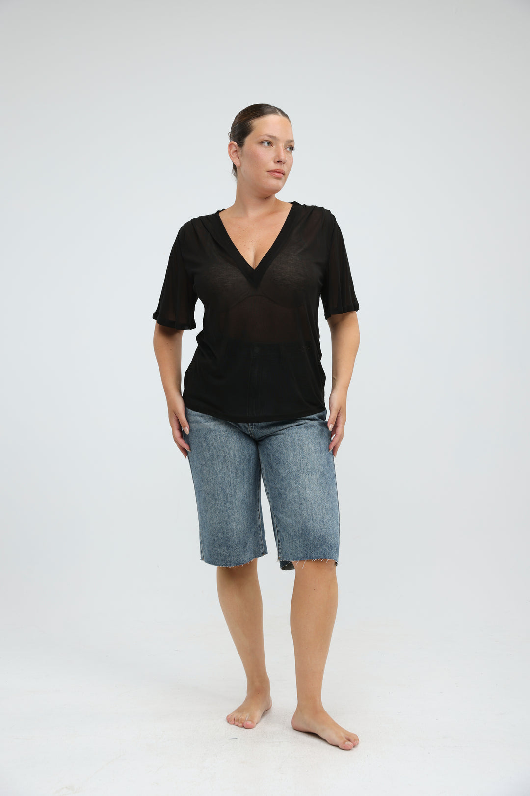 Clean60 Black V T-Shirt
