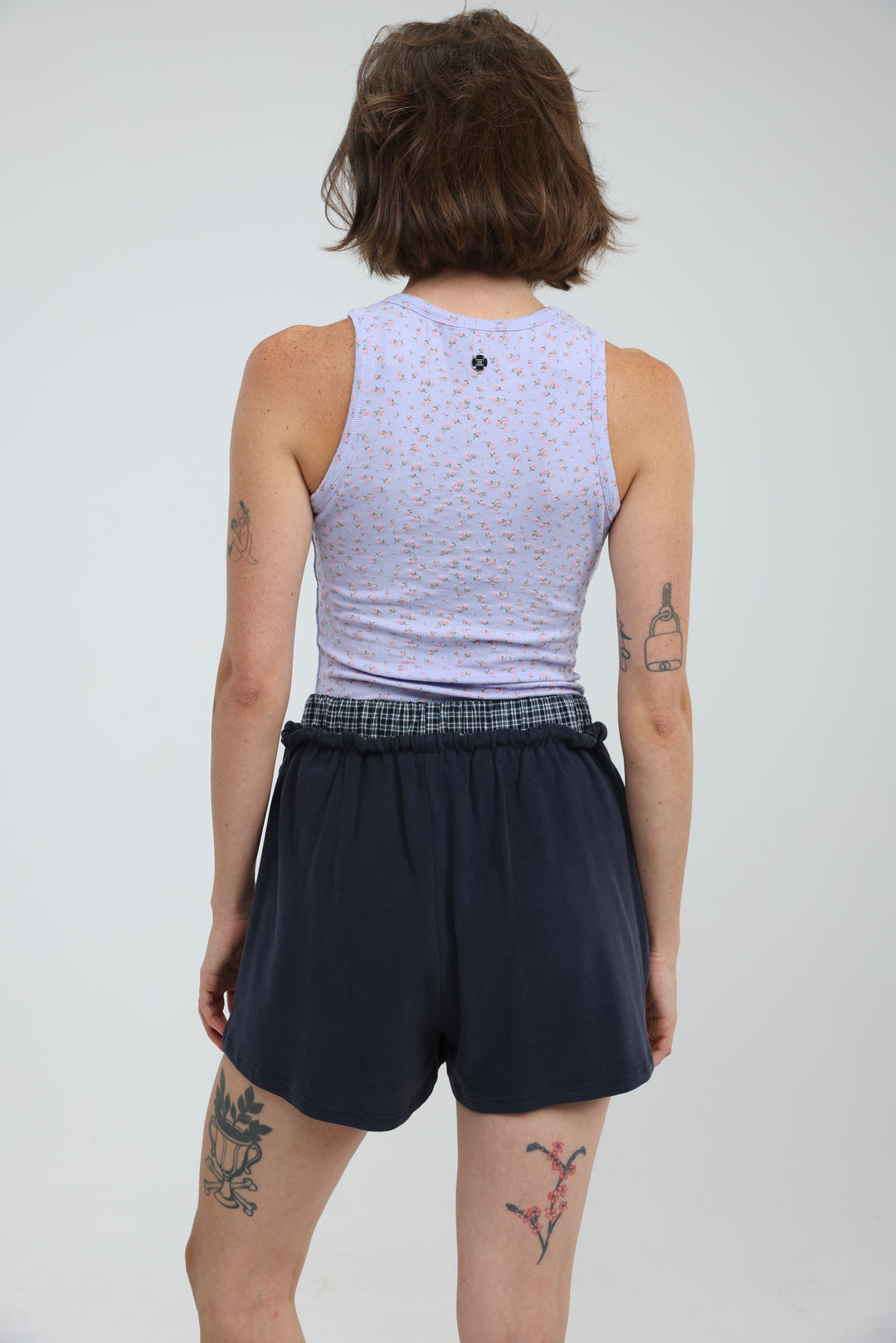 Box Navy Shorts