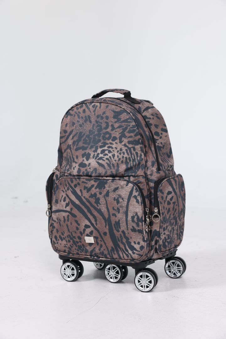 Leopard Trolley Bag