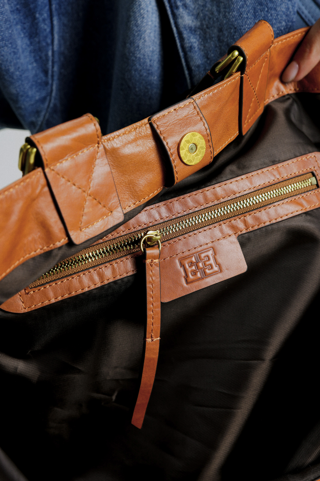 Journey Brown Leather Bag