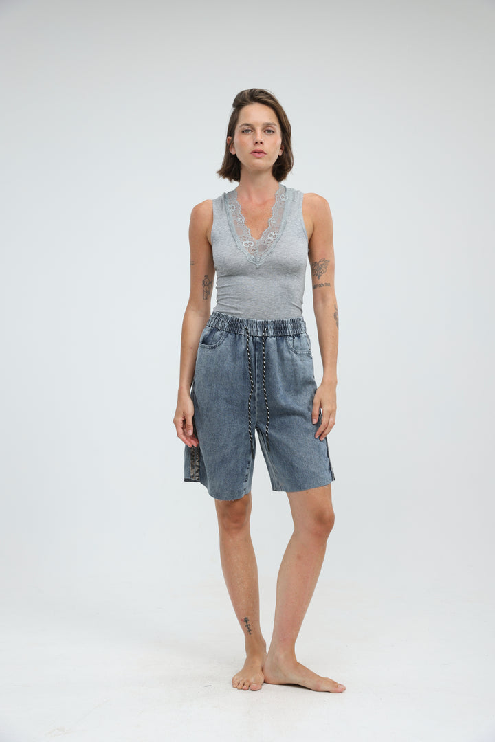 Star 721 Blue Short Denim