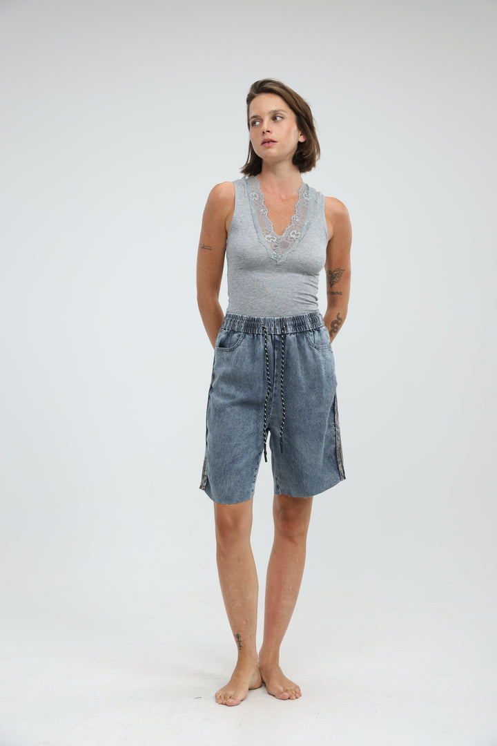 Star 721 Blue Short Denim