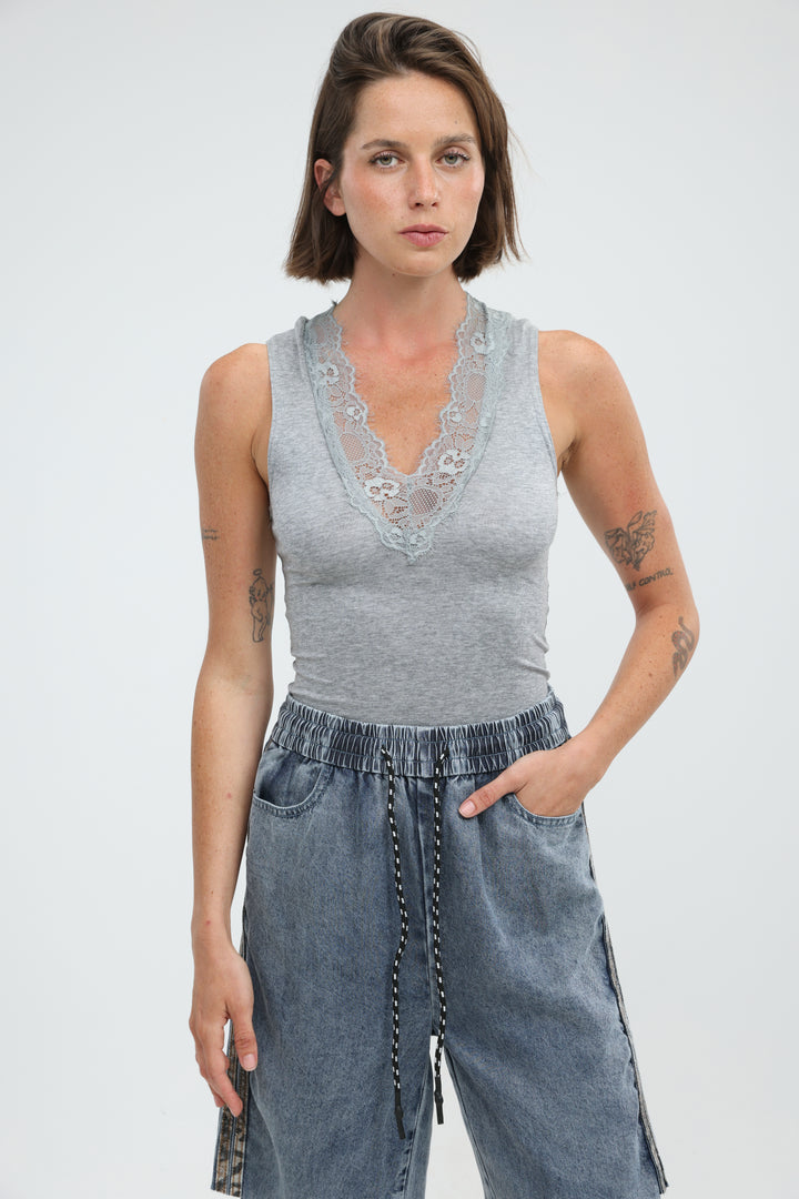 Skin Grey Tank