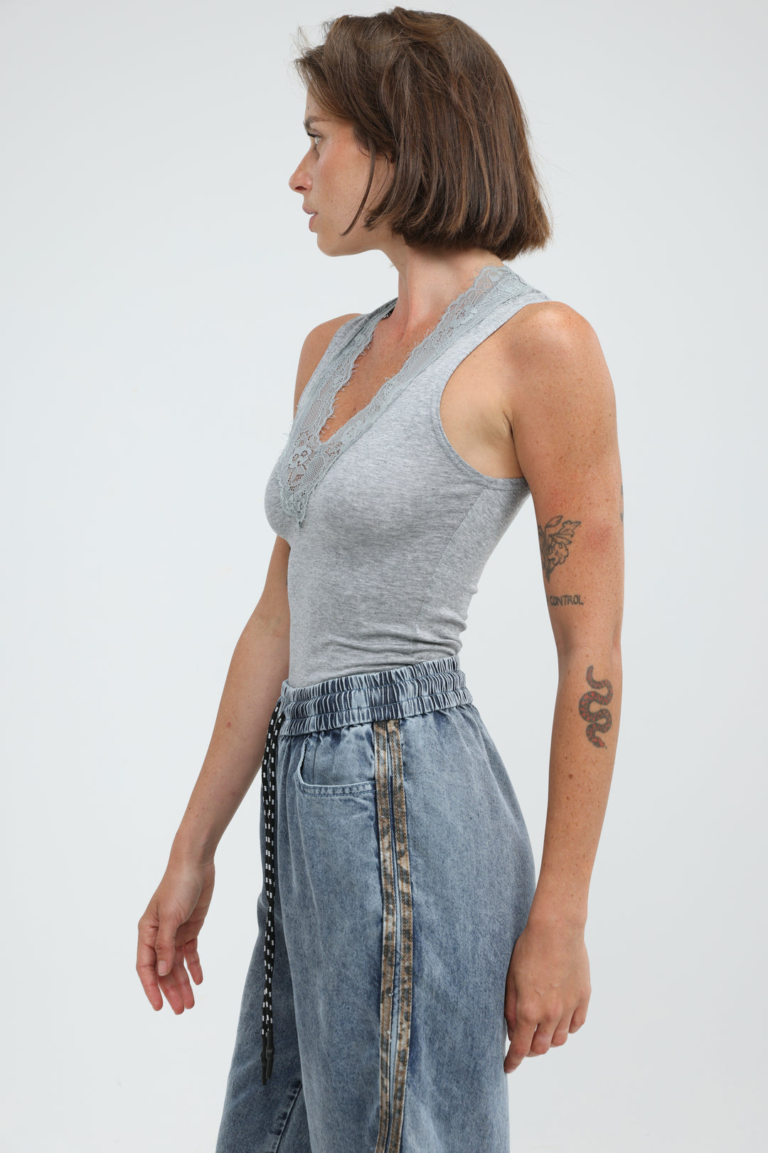 Skin Grey Tank