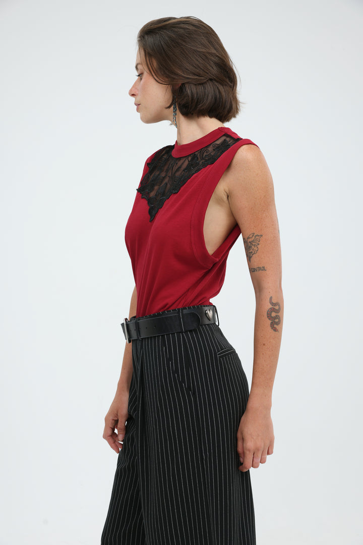 Reply Wine Bodysuit
