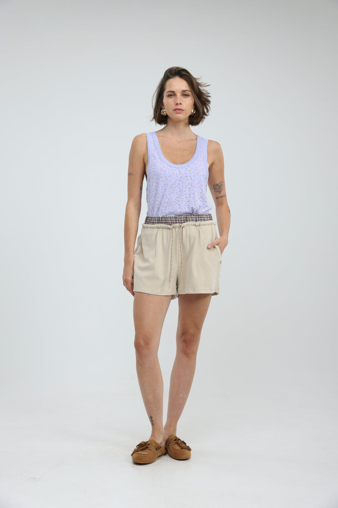 Tropic Lilac Floral Tank