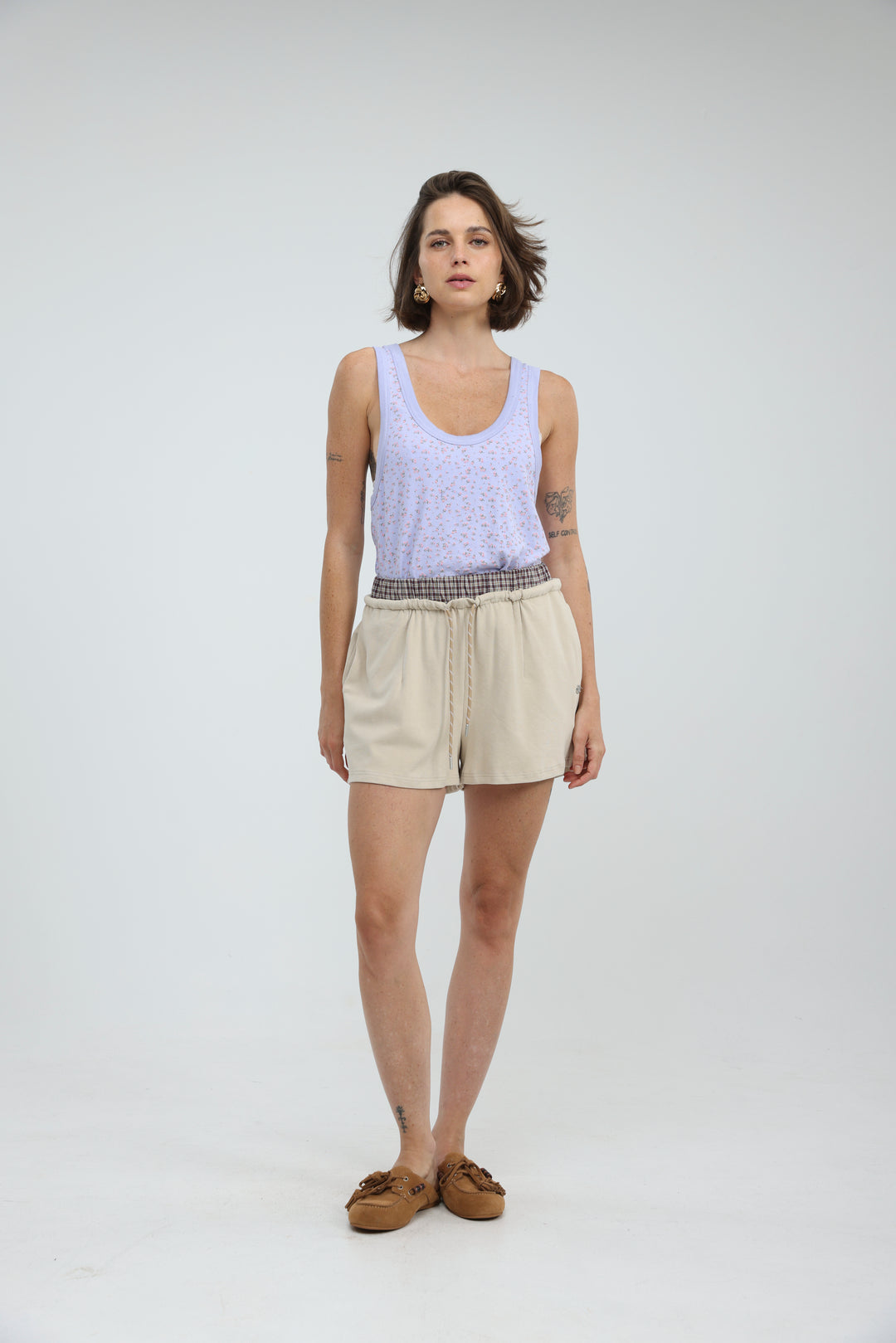 Tropic Lilac Floral Tank
