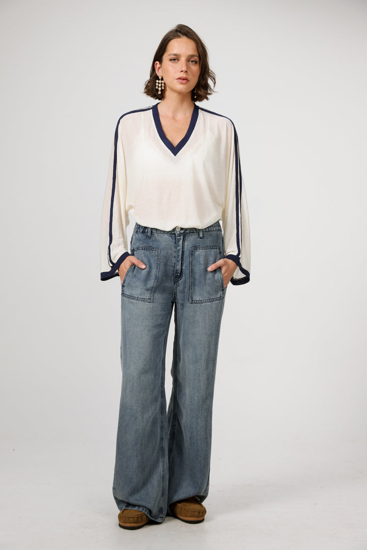 Reorganized Light Blue Soft Denim