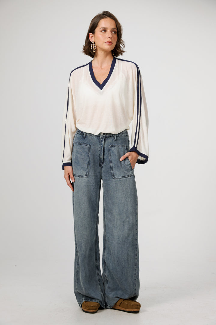 Reorganized Light Blue Soft Denim