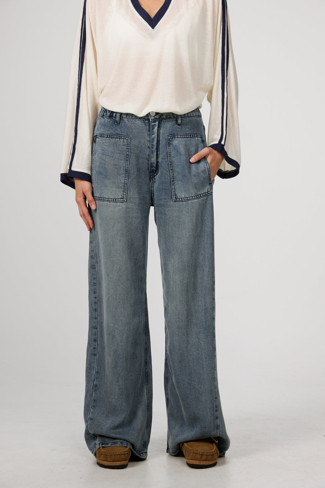 Reorganized Light Blue Soft Denim