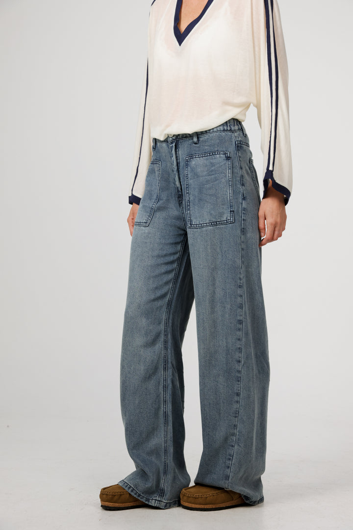 Reorganized Light Blue Soft Denim