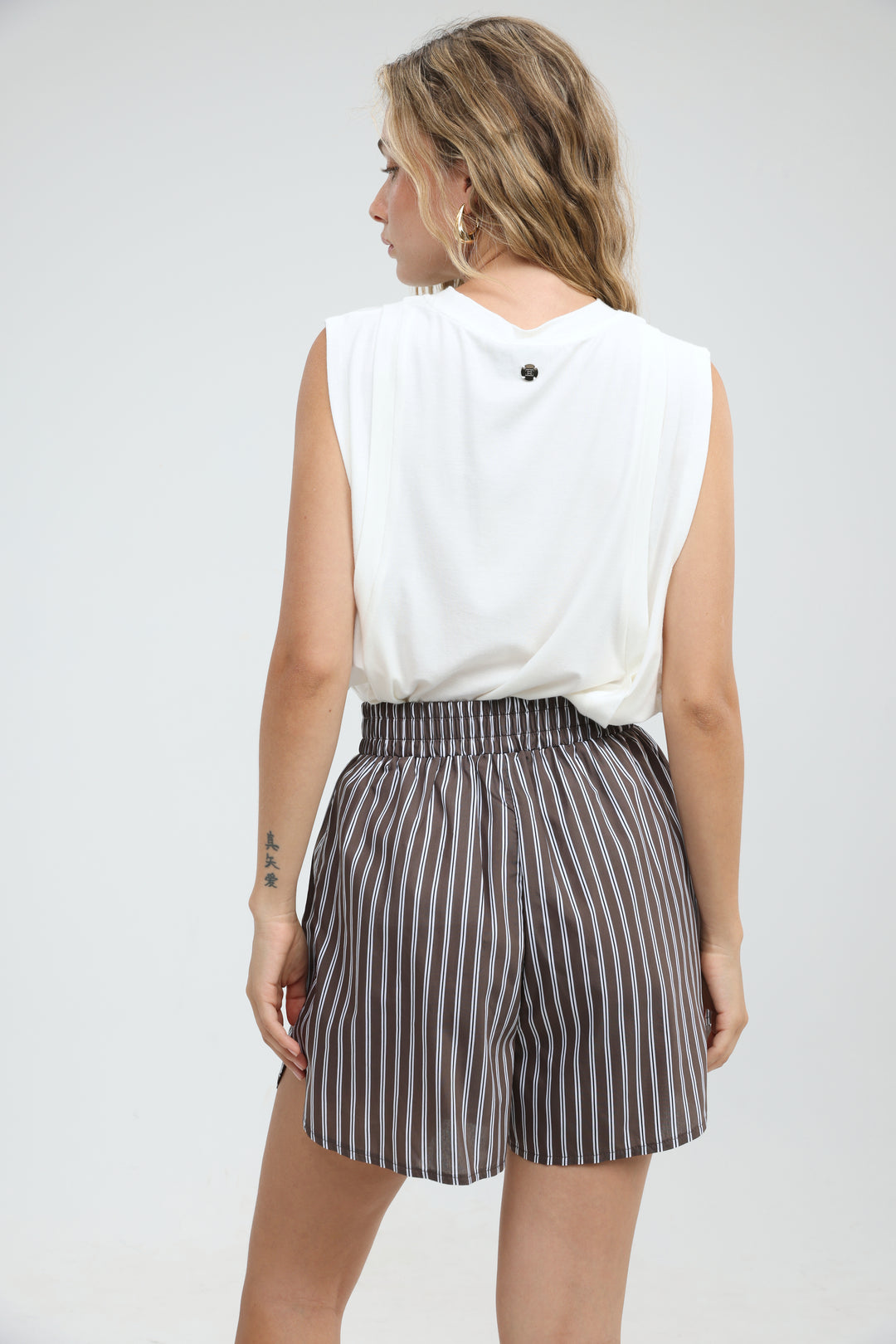 Buni's Brown Striped Shorts