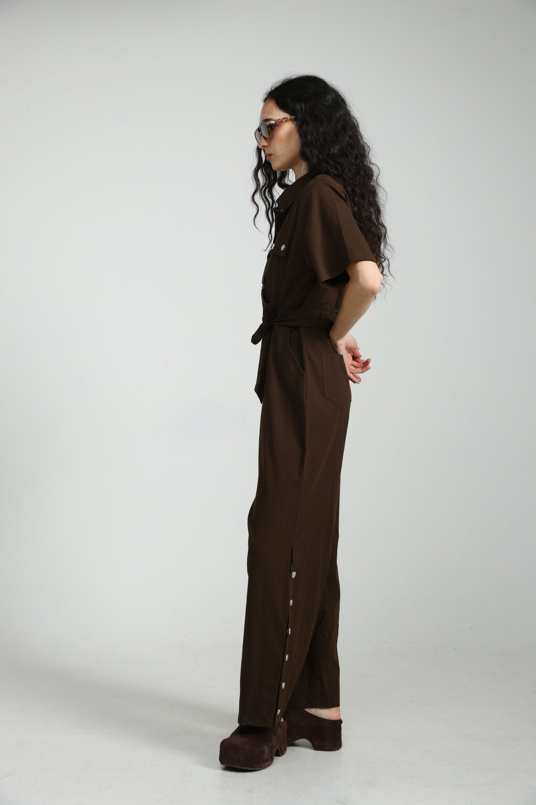Crave Brown Jumpsuit