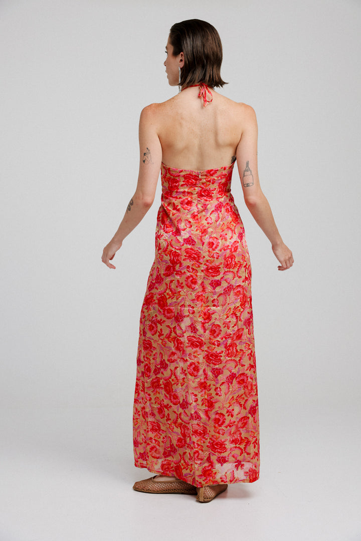 Parker Red Floral Dress