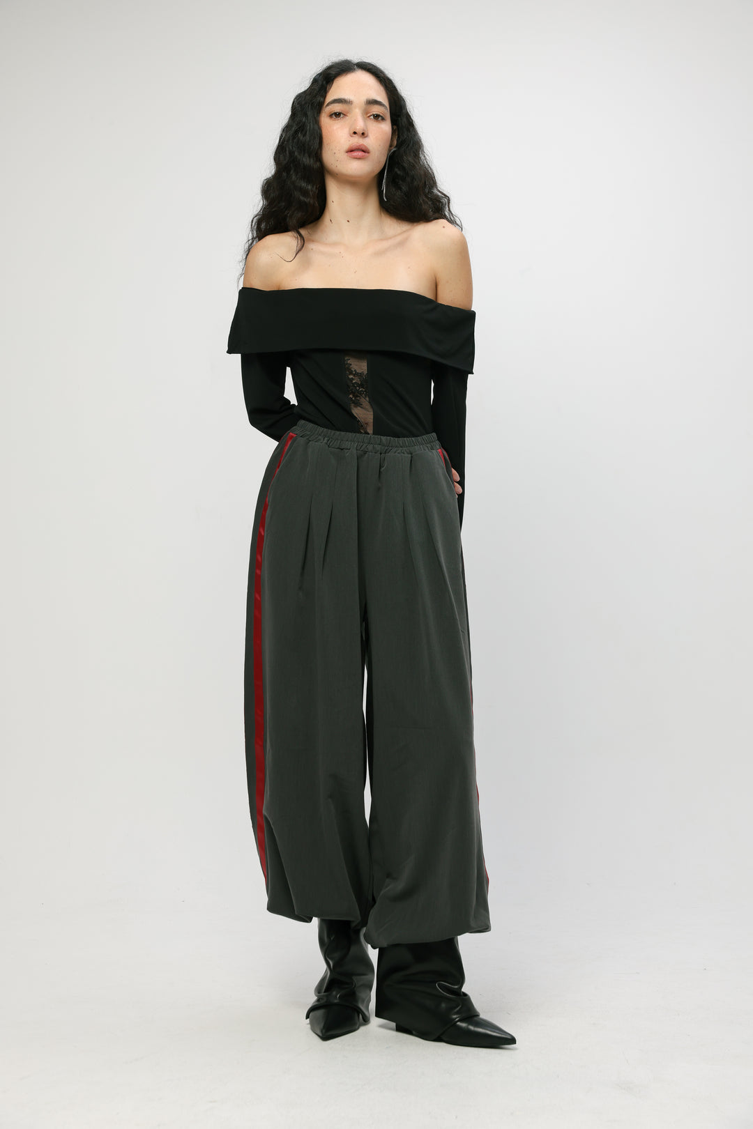 Reset Black Off Shoulder Top