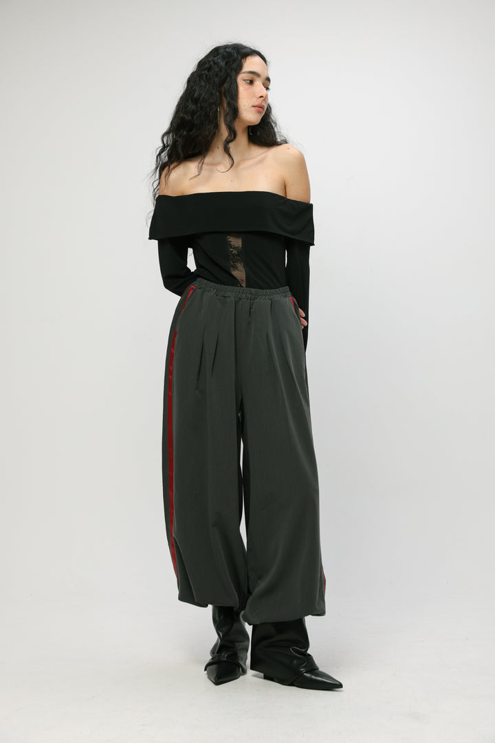 Reset Black Off Shoulder Top