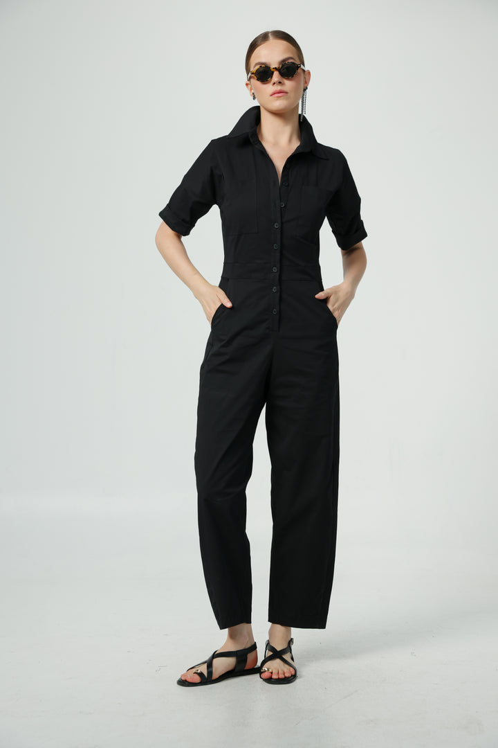 Shoreditch Black Jumpsuit