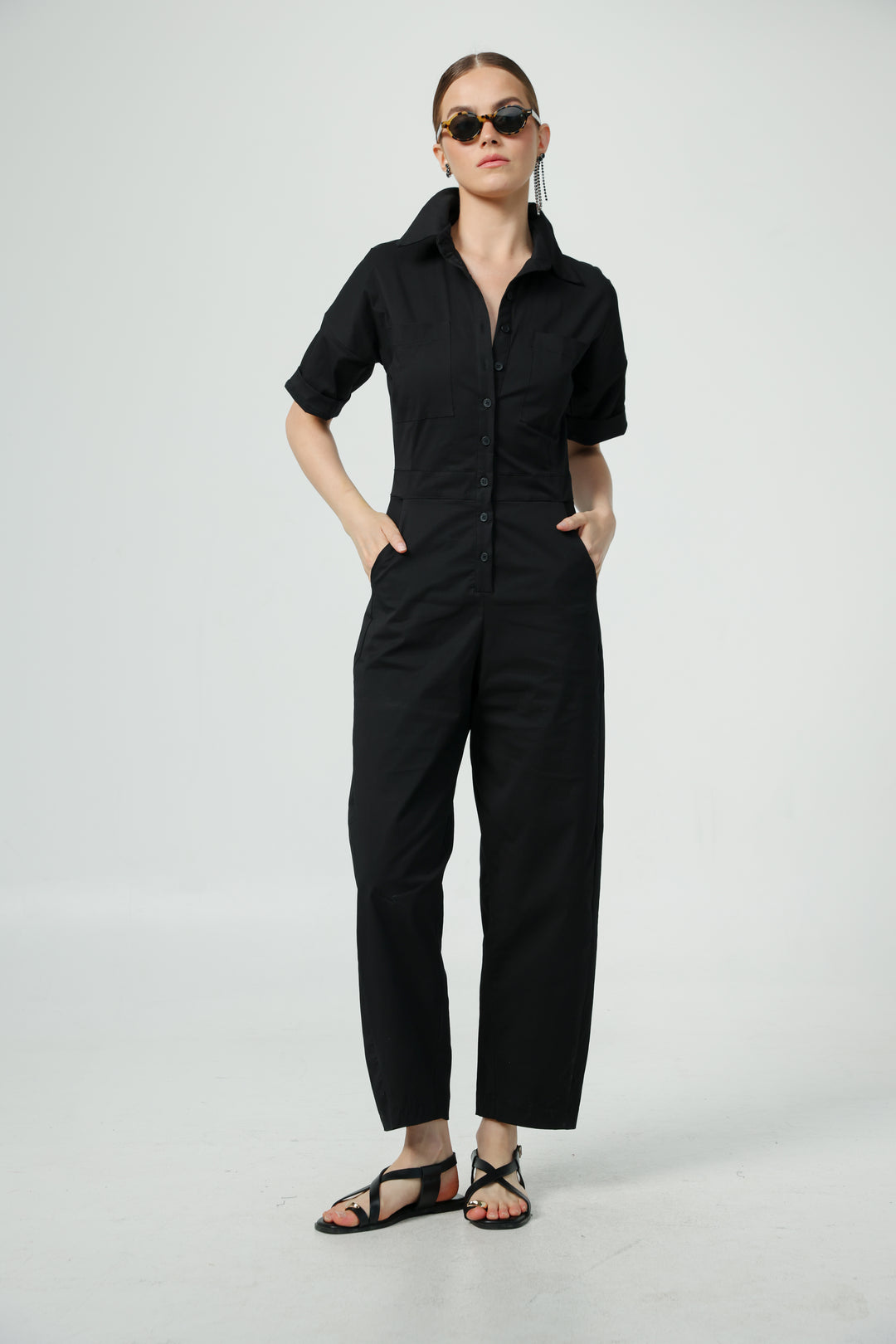 Shoreditch Black Jumpsuit