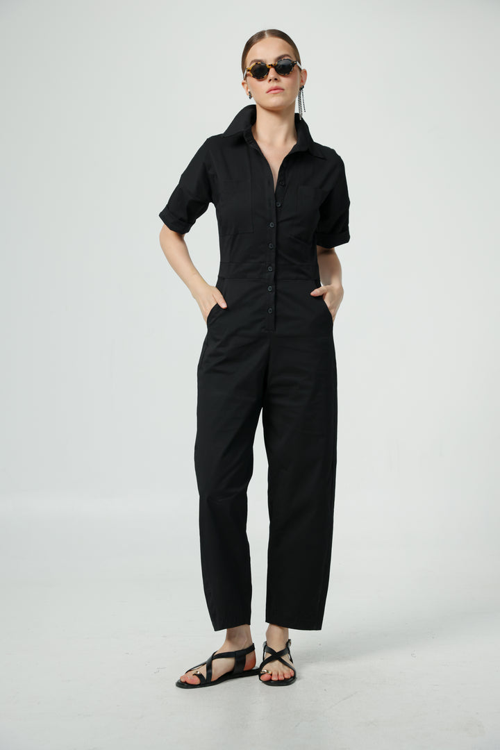Shoreditch Black Jumpsuit