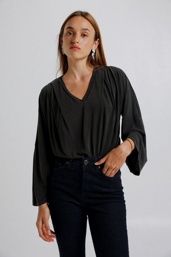Vivoosh Black Boyfriend Shirt