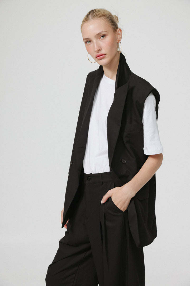 Office Black Vest