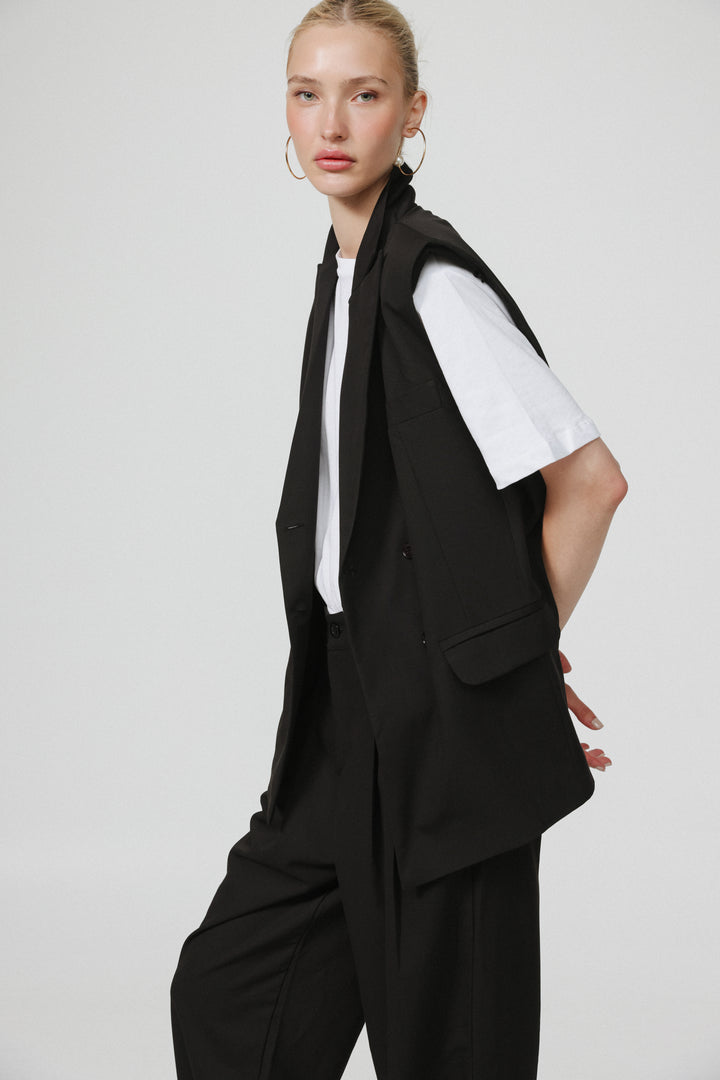 Office Black Vest