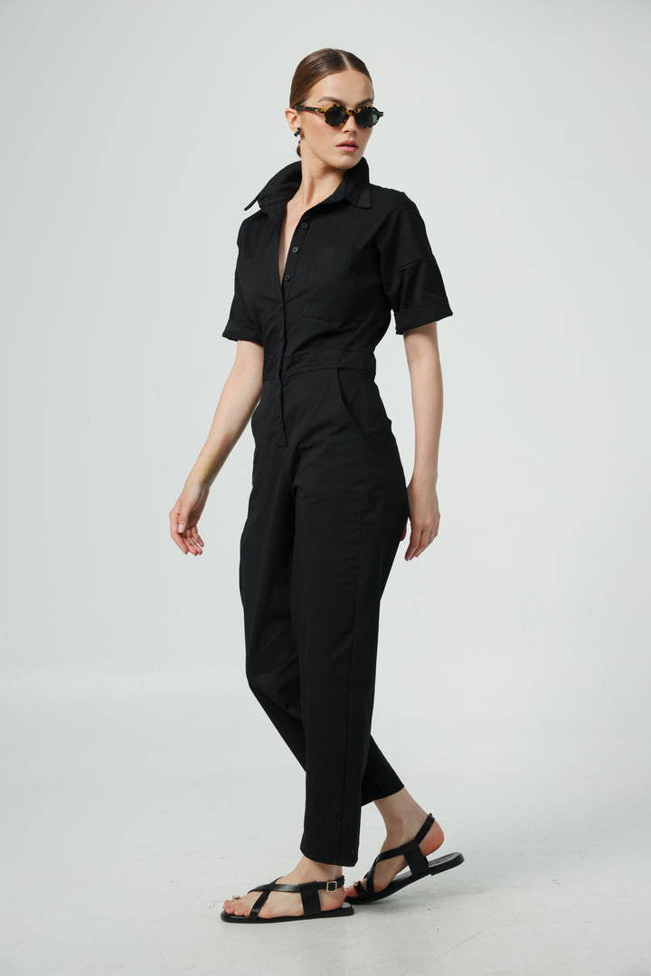 Shoreditch Black Jumpsuit