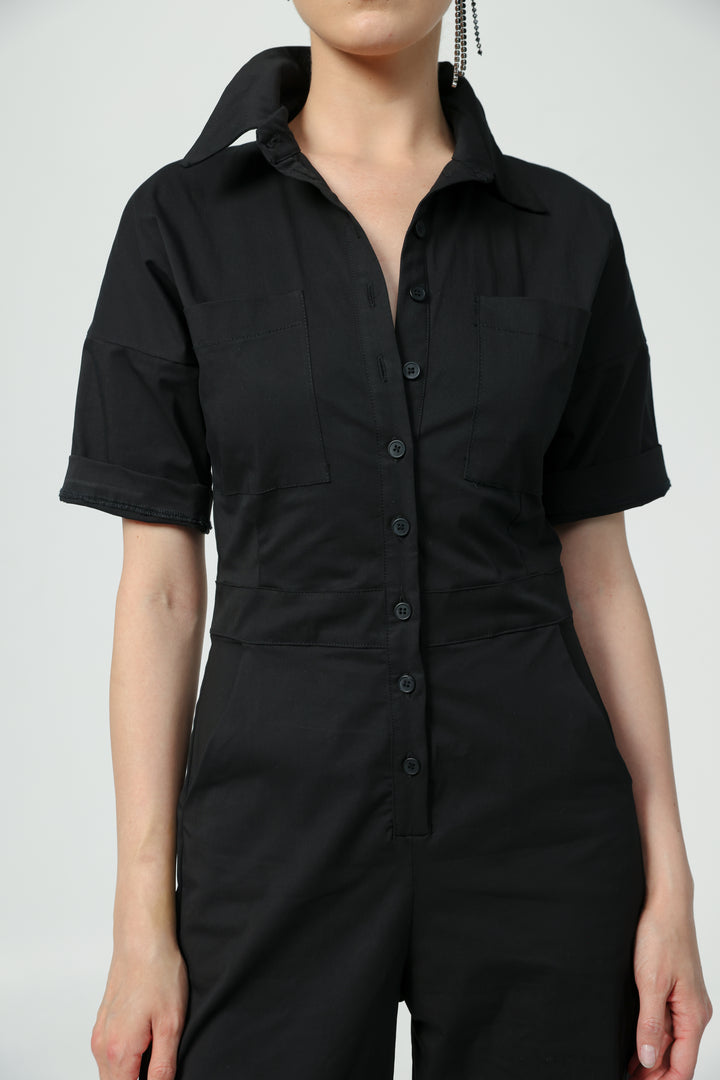 Shoreditch Black Jumpsuit