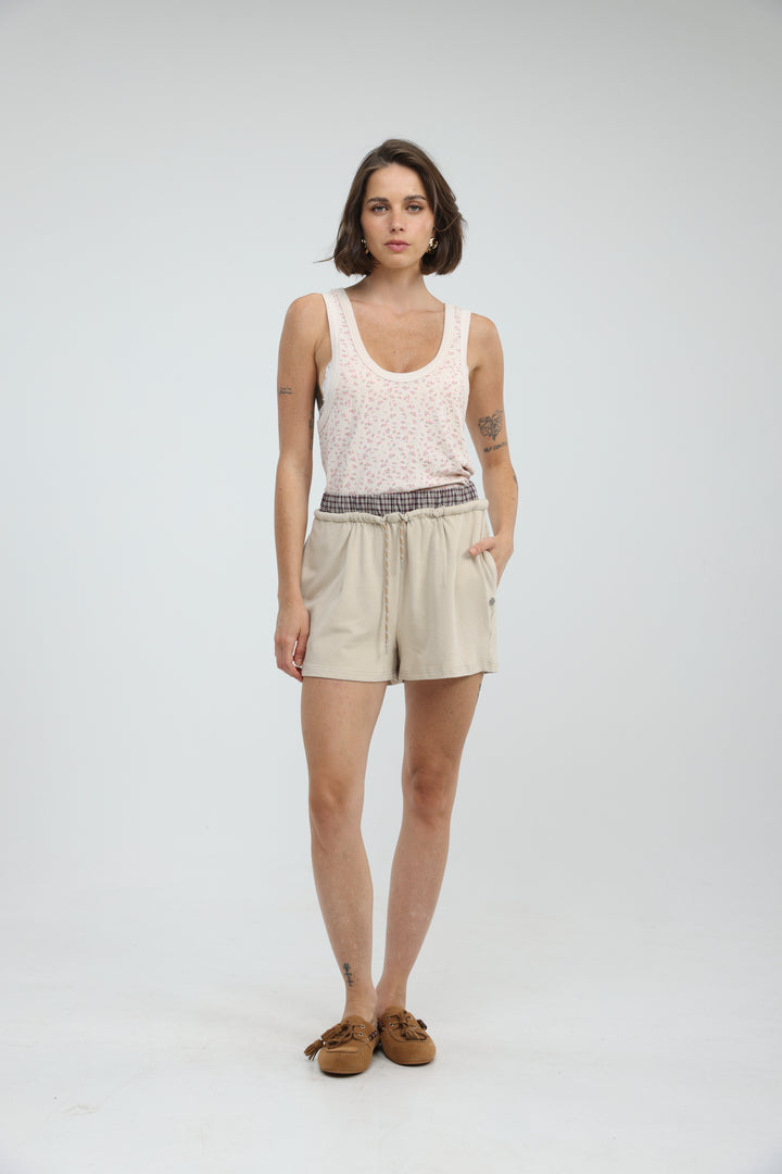 Box Beige Shorts