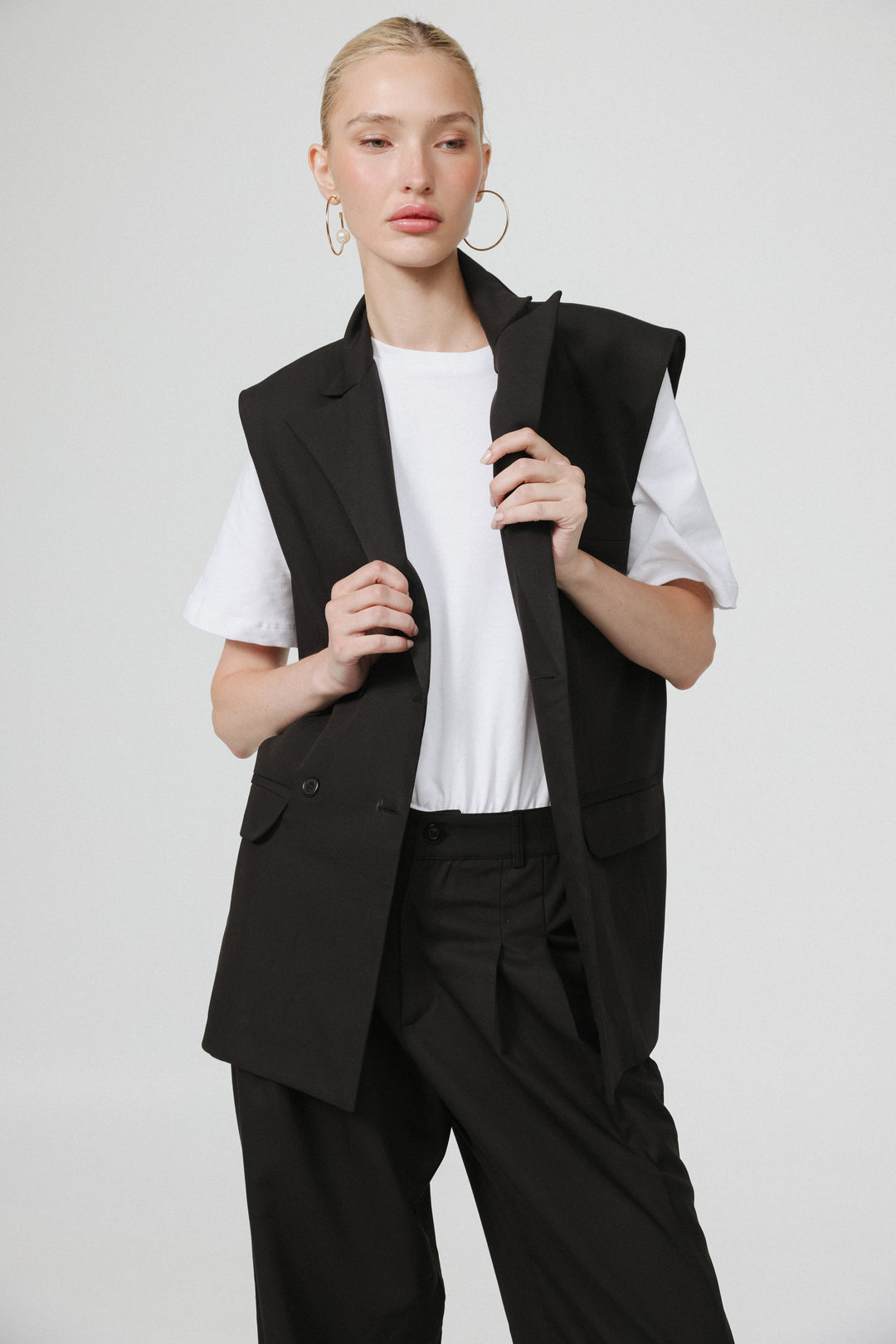 Office Black Vest