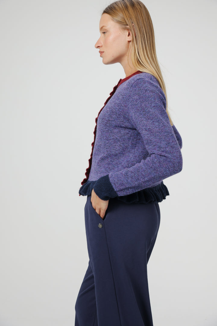 סריג סגול לאישה Voice Purple Sweater