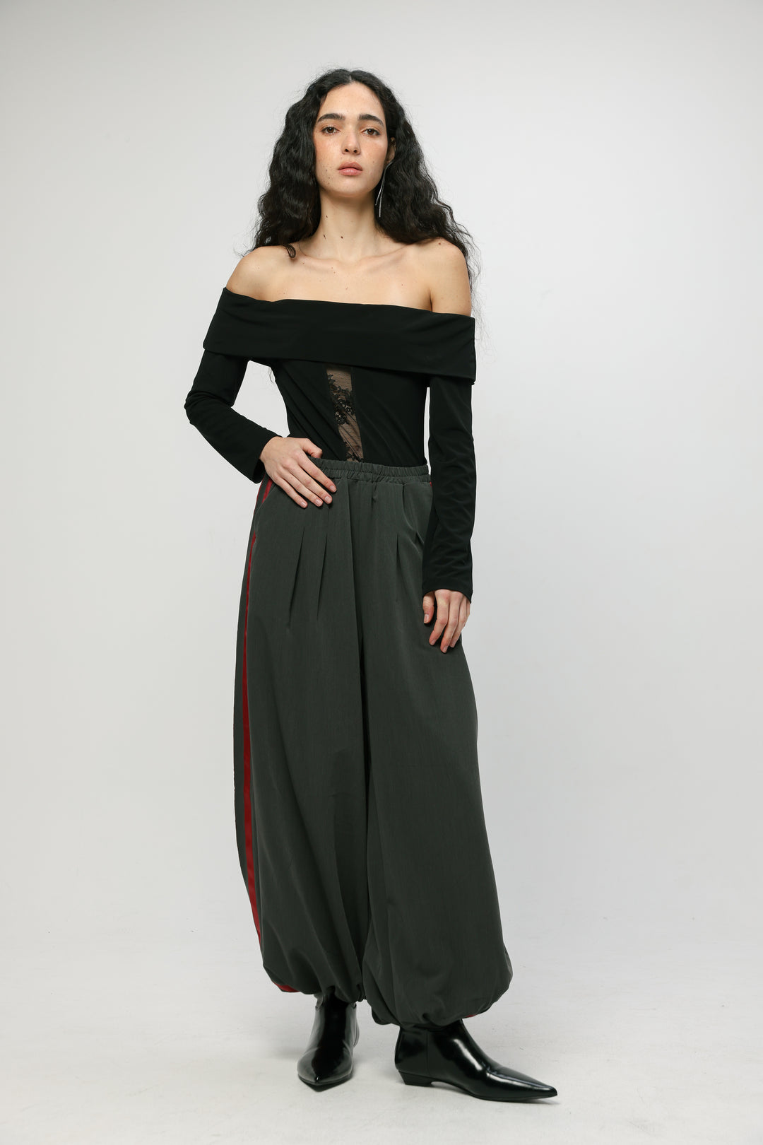 Reset Black Off Shoulder Top