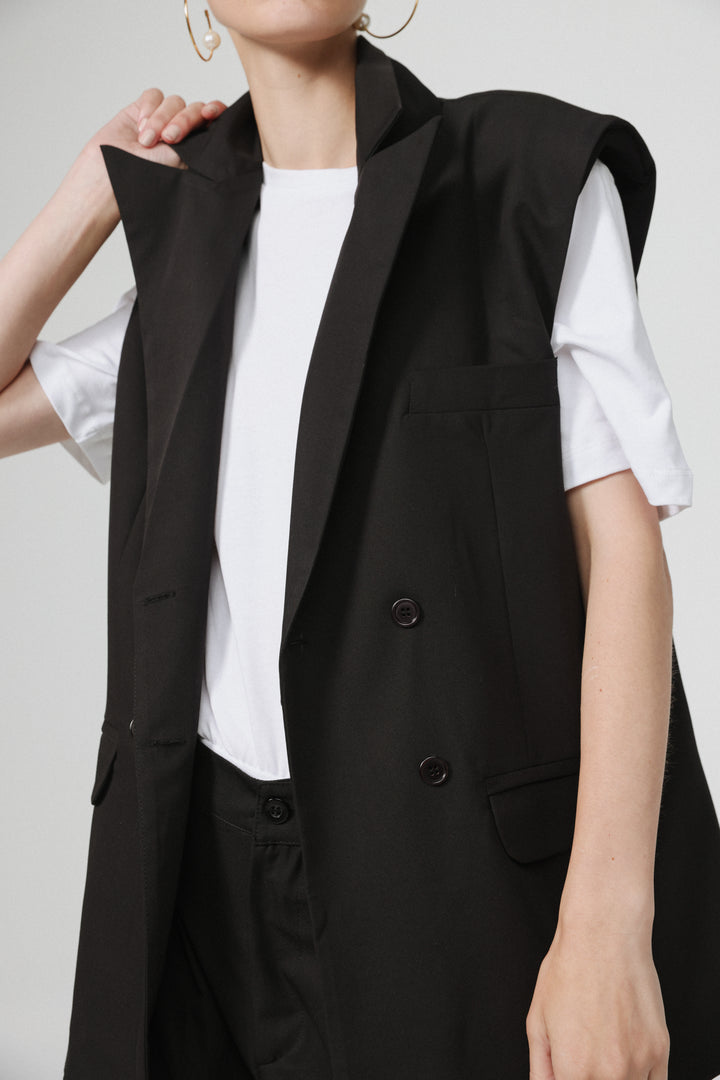 Office Black Vest