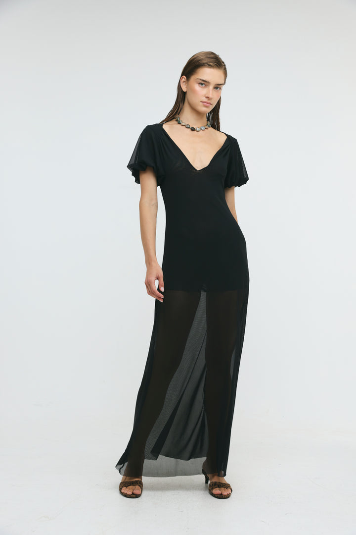 Rhodes Black Maxi Dress