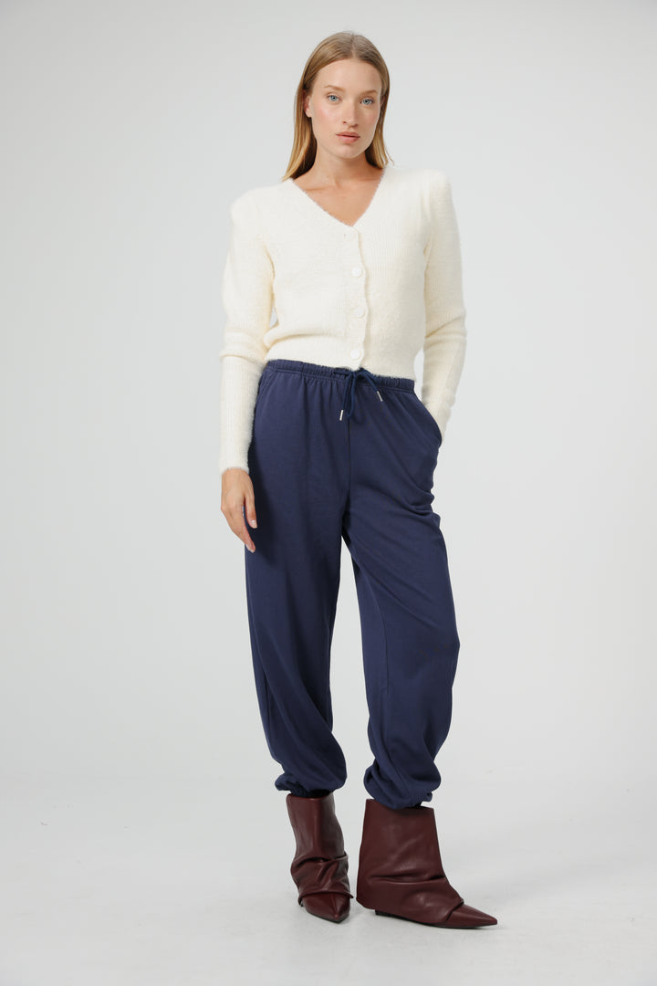 Belong Cream Padded Sweater