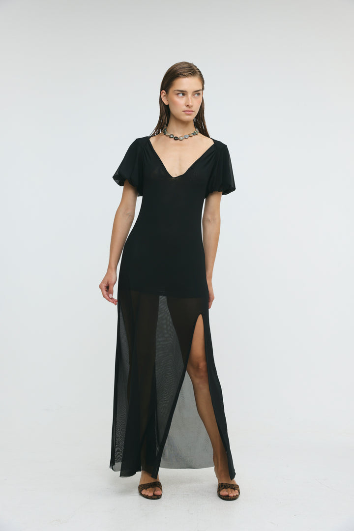 Rhodes Black Maxi Dress