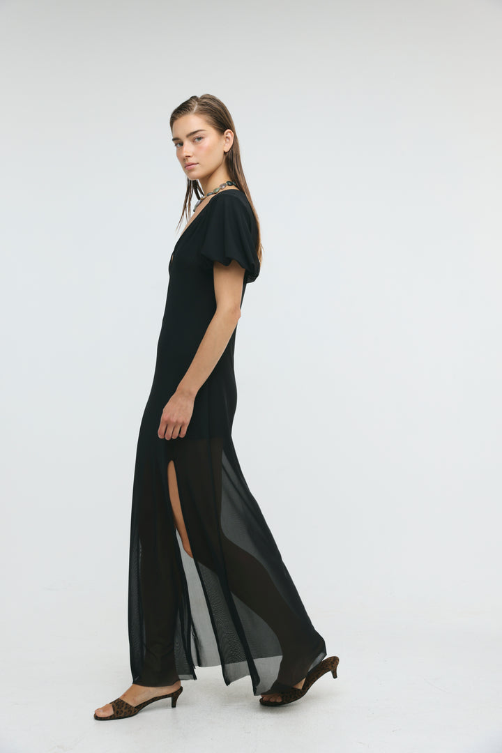 Rhodes Black Maxi Dress