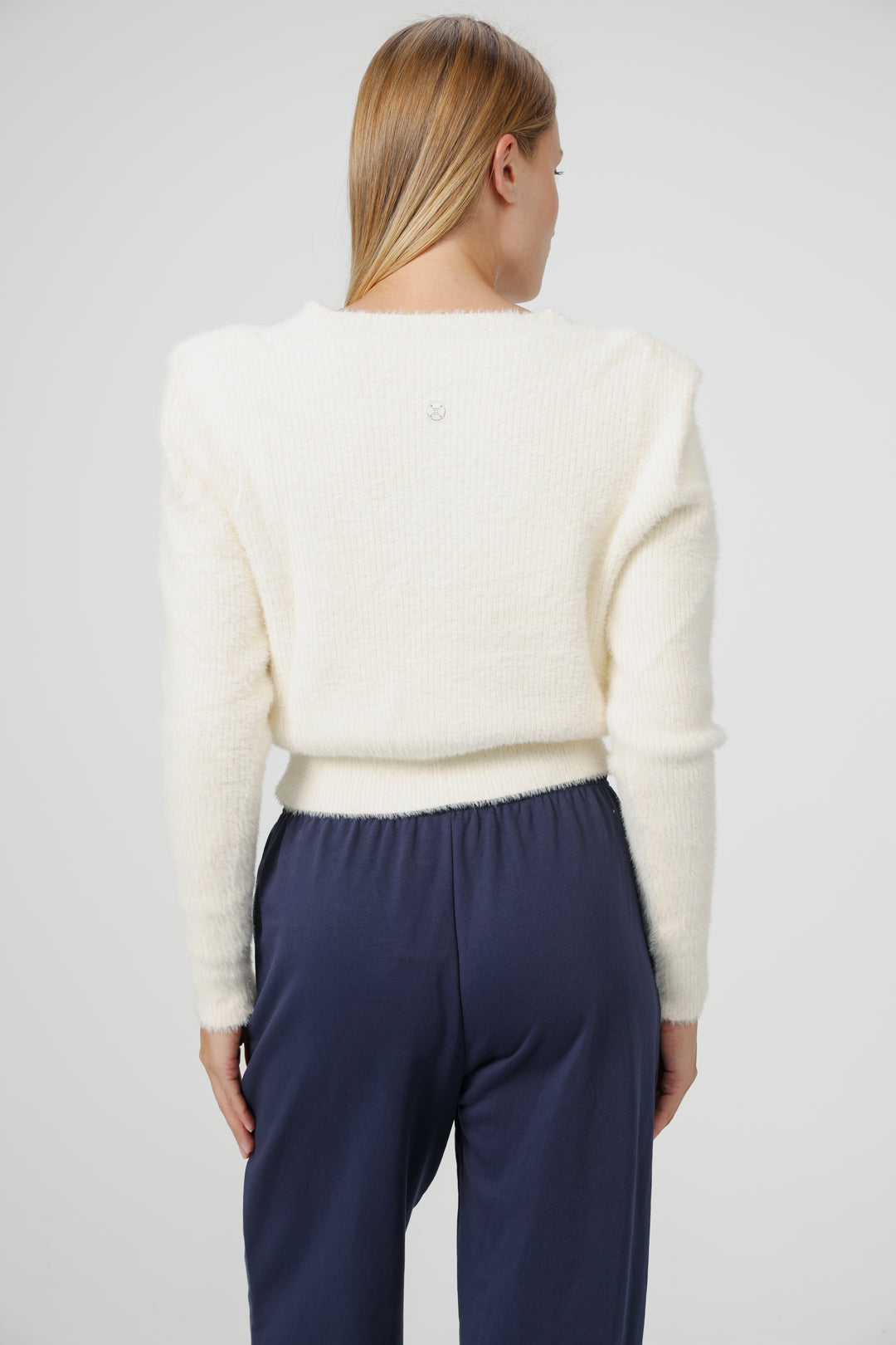 Belong Cream Padded Sweater