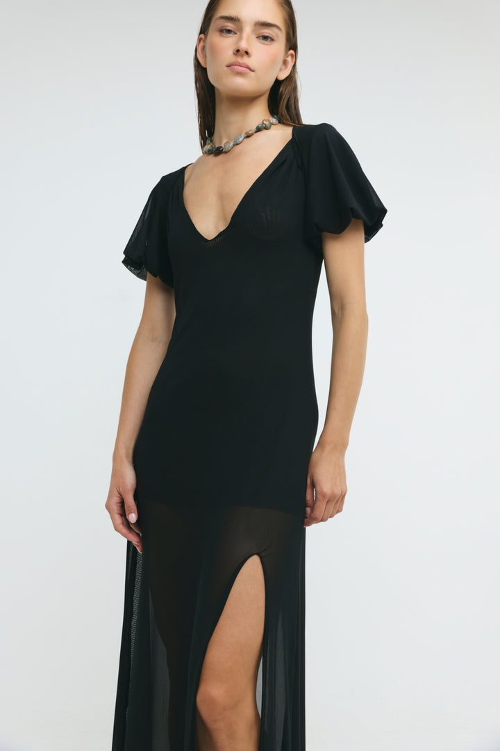 Rhodes Black Maxi Dress