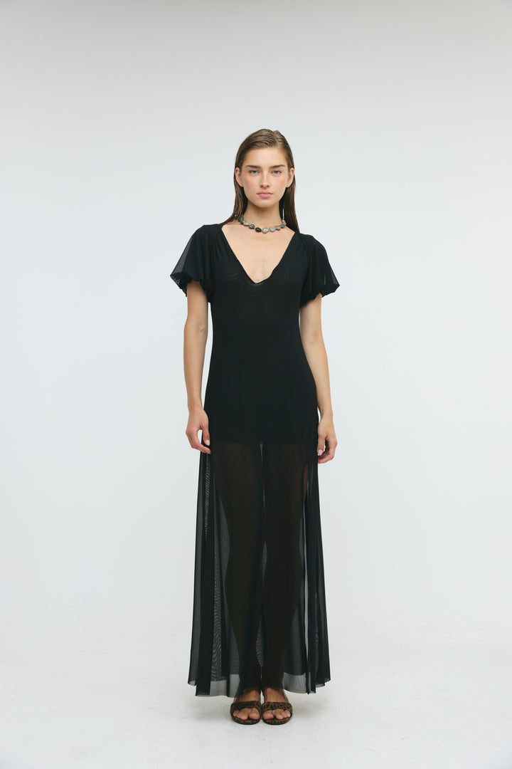 Rhodes Black Maxi Dress