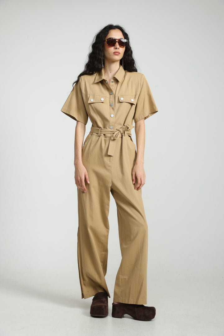 Crave Sand Jumpsuit