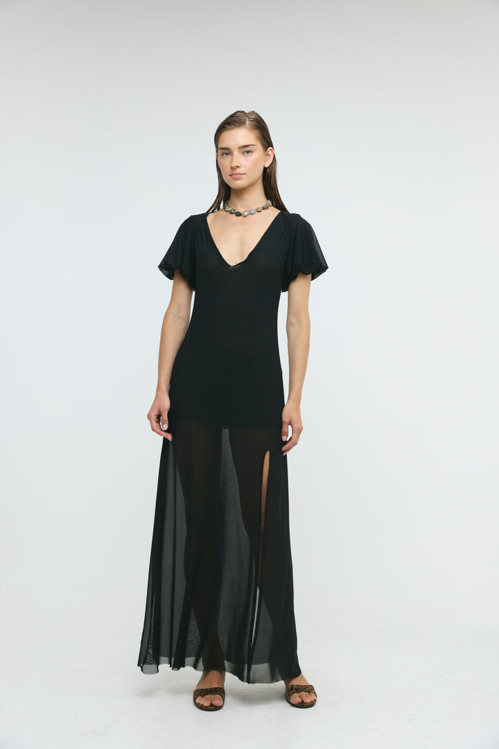 Rhodes Black Maxi Dress