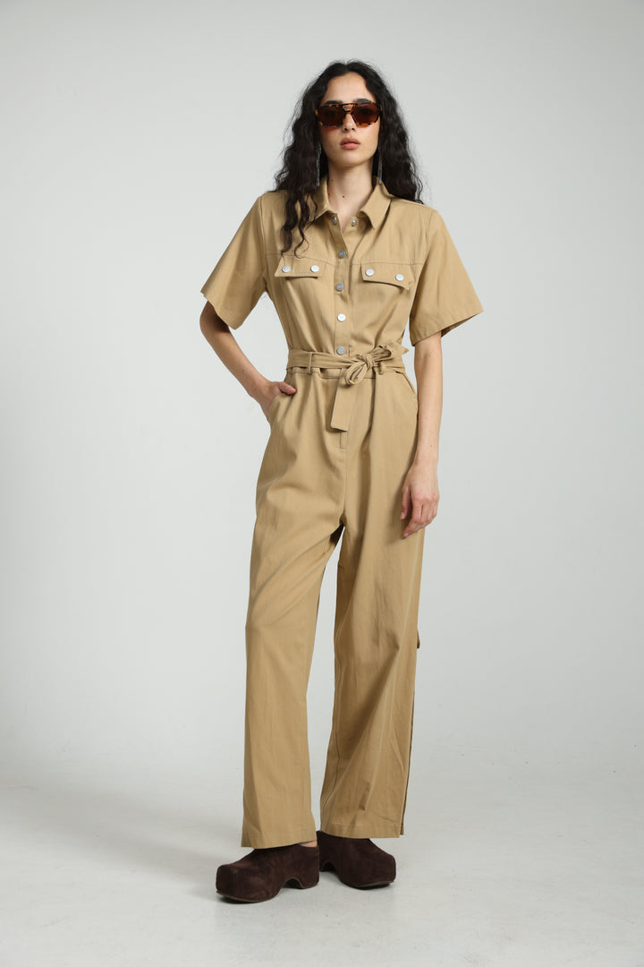Crave Sand Jumpsuit