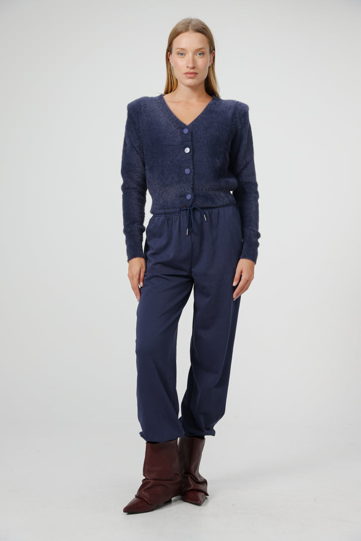 Belong Navy Padded Sweater