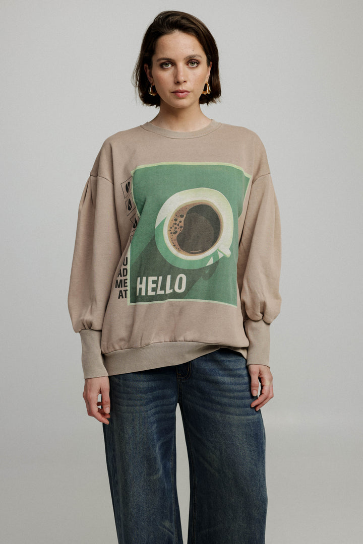 Hello Coffee Sweatshirt