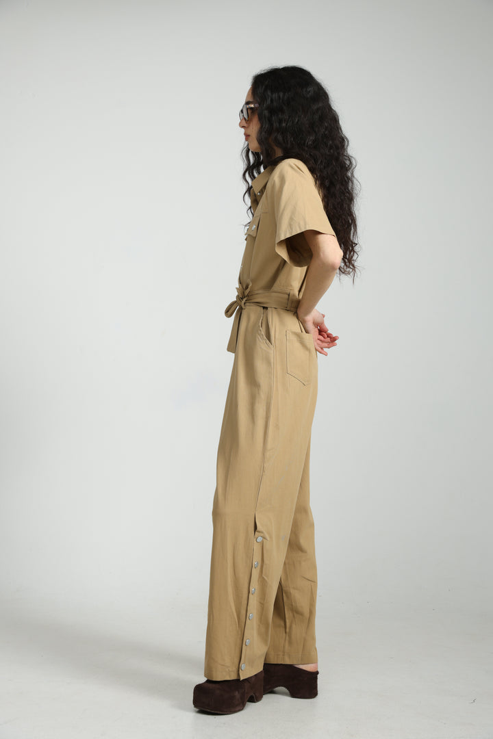 Crave Sand Jumpsuit