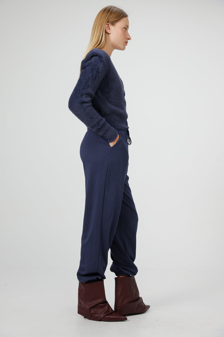 Belong Navy Padded Sweater