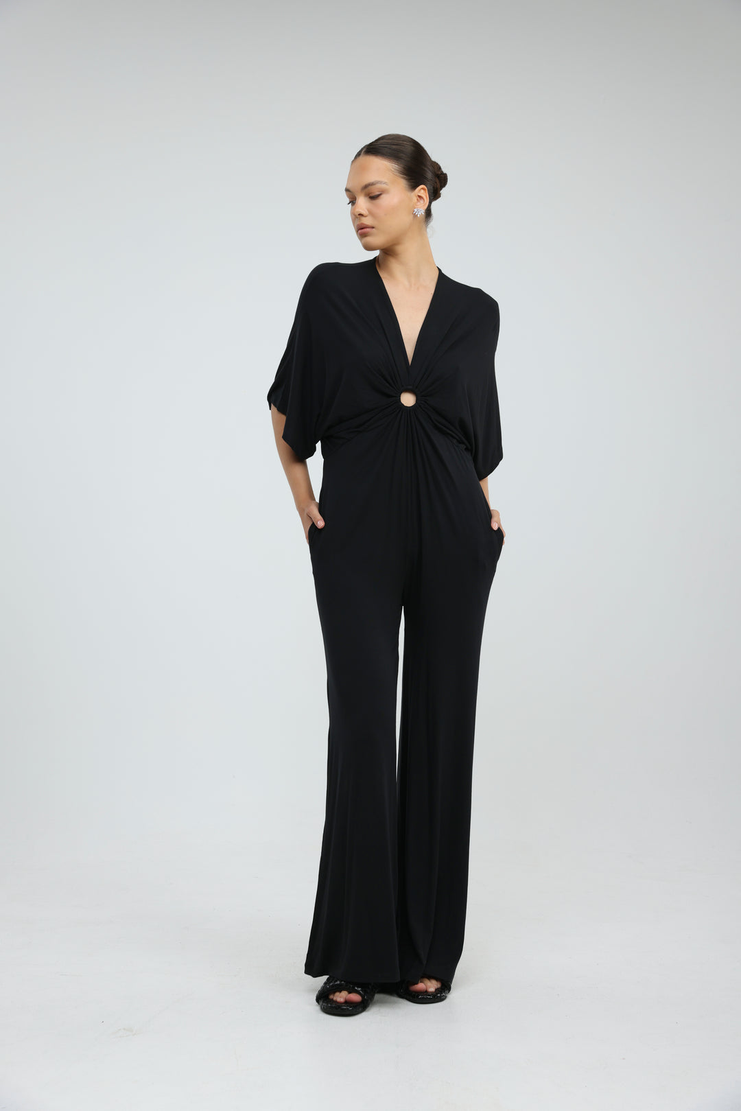 Target Black Wide Jumpsuit