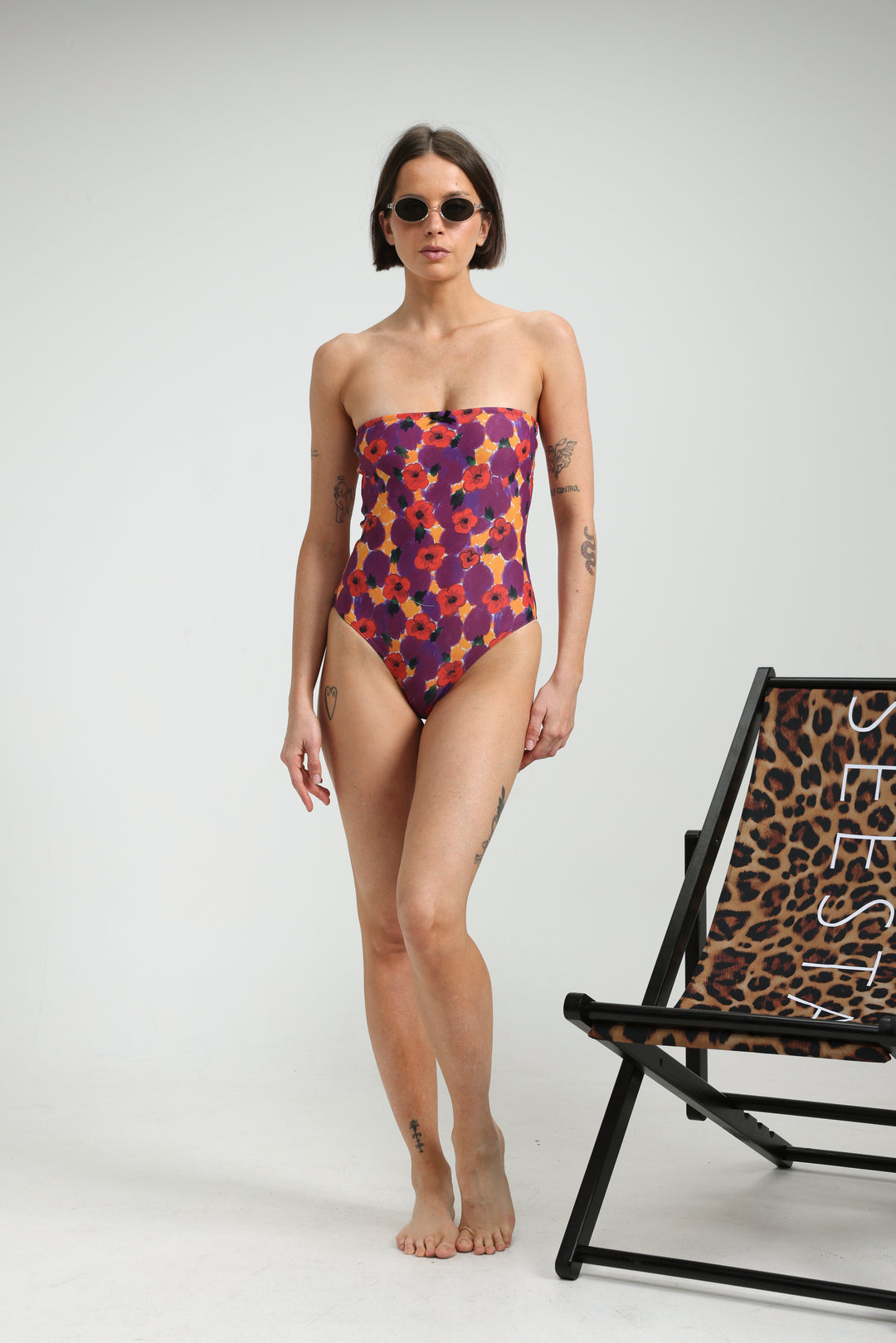 Minimalism Floral Swimsuit