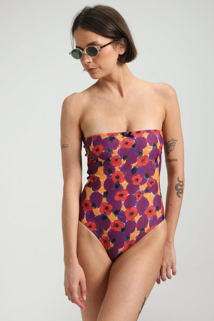 Minimalism Floral Swimsuit